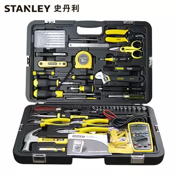Stanley STANLEY Набор инструментов для ремонта телекоммуникаций, 61 предмет, профессиональная бытовая электроника и электрик, обслуживание недвижимости, многофункциональный 89-885-23C, можно настроить
