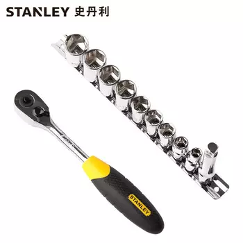 Stanley STANLEY, набор из 11 предметов, серия 10 мм, набор гаечных ключей с храповым механизмом, инструменты для ремонта автомобилей 95-322-1-23, настройка предприятия