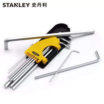 Stanley STANLEY Набор из 12 предметов: британские шестигранные ключи, шестигранные отвертки, L-образные, 92-620-23, могут быть изготовлены по индивидуальному заказу