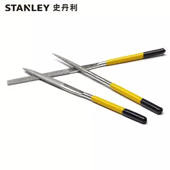 Stanley STANLEY Набор из 3 алмазных пластиковых напильников, набор 3x140 мм, алмазный напильник, круглый напильник, плоский напильник, напильник из сплава, Jade Fitter 22-321-23, может быть изготовлен по индивидуальному заказу