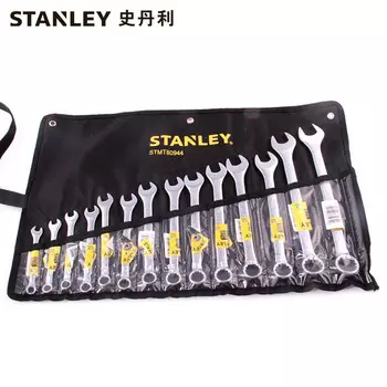 Stanley STANLEY Набор ключей двойного назначения из 14 предметов 10–32 мм рожковый ключ для цветка сливы STMT80944-8-23 корпоративная настройка
