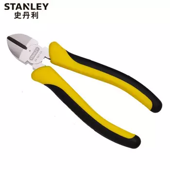 Stanley STANLEY Немецкие профессиональные диагональные плоскогубцы, 6-дюймовые диагональные плоскогубцы, кусачки, плоскогубцы со смещением, кусачки 89-581-23