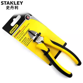 Stanley STANLEY Профессиональные диагональные плоскогубцы, экономящие труд в немецком стиле, 6-дюймовые плоскогубцы с неполным ртом, ножницы для воды, модельные ножницы, диагональные плоскогубцы 89-586-23, можно настроить