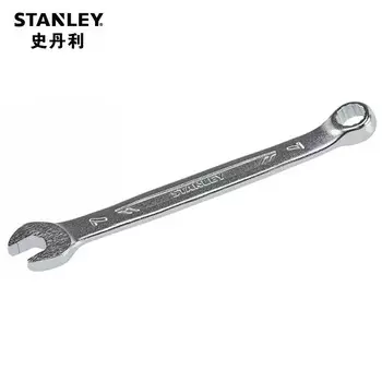 Stanley/STANLEY противоскользящий гаечный ключ двойного назначения, 7 мм, сливовый открытый двойной ключ, ручной инструмент, гаечный ключ для цветов сливы STMT72804-23