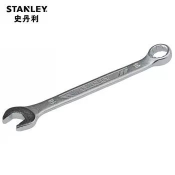 Stanley/STANLEY противоскользящий гаечный ключ двойного назначения, 18 мм, сливовый открытый двойной ключ, ручной инструмент, гаечный ключ для цветов сливы STMT72815-23