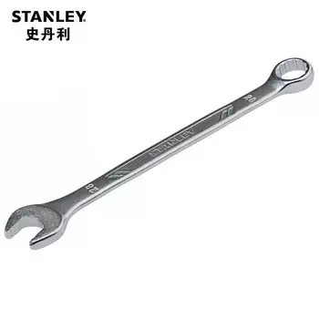 Stanley/STANLEY противоскользящий гаечный ключ двойного назначения, 28 мм, сливовый открытый двойной ключ, ручной инструмент, гаечный ключ для цветов сливы STMT72825-23