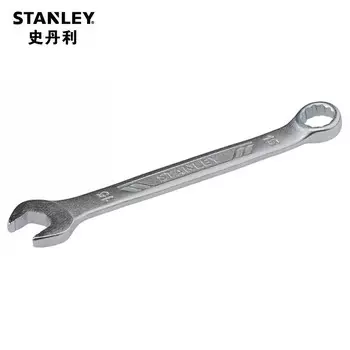 Stanley/STANLEY противоскользящий гаечный ключ двойного назначения, 15 мм, сливовый открытый двойной ключ, ручной инструмент, гаечный ключ для цветов сливы STMT72812-23