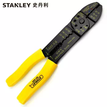 Stanley STANLEY щипцы для зачистки и обжима проводов 9-дюймовые клещи для резки и обжима проволоки, инструменты для электриков, плоскогубцы для зачистки проводов, нож для протяжки проволоки 84-223-22, можно изготовить по индивидуальному заказу