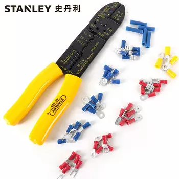 Stanley STANLEY щипцы для зачистки и обжима проводов 9-дюймовый набор щипцов для резки и обжима проволоки, инструменты для электриков, плоскогубцы для зачистки проводов, нож для протягивания проволоки 84-253-22, можно изготовить по индивидуально...
