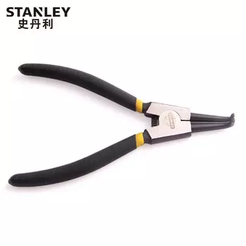 Stanley STANLEY Щипцы для стопорных колец с изогнутым стержнем в немецком стиле 13-дюймовые многофункциональные плоскогубцы для стопорных колец 84-359-23