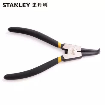 Stanley STANLEY Щипцы для стопорных колец с изогнутым валом в немецком стиле. 5-дюймовые многофункциональные плоскогубцы для стопорных колец 84-338-23, можно изготовить по индивидуальному заказу.