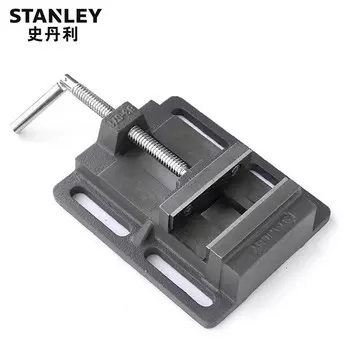 Stanley STANLEY сверхмощные плоскогубцы 4-дюймовый фиксированный фрезерный станок машинные тиски деревообрабатывающие плоскогубцы простые тиски плоскогубцы для настольных дрелей маленькие тиски 83-071-1-23 можно настроить