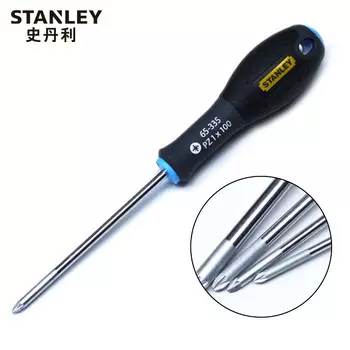 Stanley STANLEY трехцветная ручка в форме риса PZ1x100 мм бытовая отвертка отвертка многофункциональный инструмент для ремонта 65-335-14