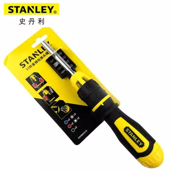 Stanley STHT68010-8-23 Набор отверток с храповым механизмом, 11 предметов