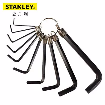 STANLEY STMT69213-8-23 Набор из 10 шестигранных ключей с метрической цепью 1,5–10 мм