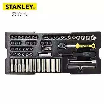STANLEY STMT74175-8-23 Набор лотков с метрическими втулками серии 6,3 мм, 60 предметов