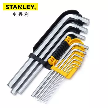 STANLEY STMT92619-8-23 Набор из 9 метрических длинных шестигранных ключей 1,5–10 мм