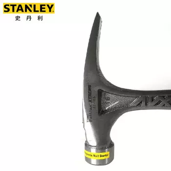 Stanley ударопрочный молоток-гвоздодер 16 унций деревообрабатывающий молоток для гвоздей декоративный молоток со стальной ручкой молоток для установки молотка 51-163-22