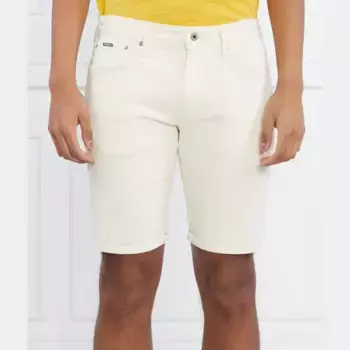 Stanley зауженные шорты джинсовая ткань Pepe Jeans London, экрю