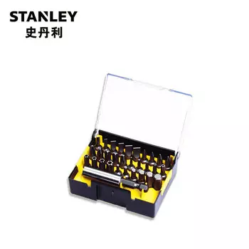 STANLEYSTANLEY 31 шт. Набор головок отвертки серии 6,3 мм и магнитного адаптера B 63-412-23 31 шт.
