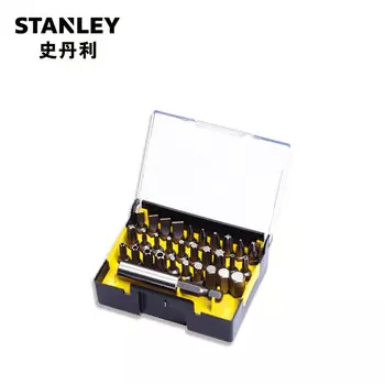 STANLEYSTANLEY 31 шт. Набор головок отвертки серии 6,3 мм и магнитного адаптера A 63-411-23 31 шт.