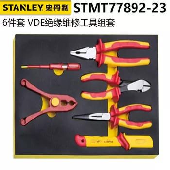 STANLEYSTANLEY Набор инструментов для ремонта изоляции VDE, 6 предметов STMT77892-23