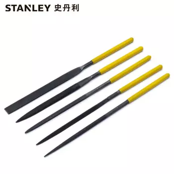 STANLEYSTANLEY Набор стальных напильников, 5 предметов, 4x160 мм, 22-425-23