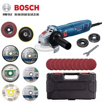 Шлифовально-полировальный станок Bosch GWS700 с насадками и кейсом