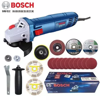Станок для резки Bosch GWS700, шлифовально-полировальный станок, ручной шлифовальный круг, набор электроинструментов по металлу, дереву