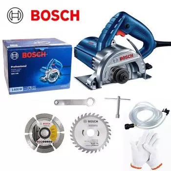 Станок для резки плитки Bosch GDC 140, 1400W + насадки, перчатки
