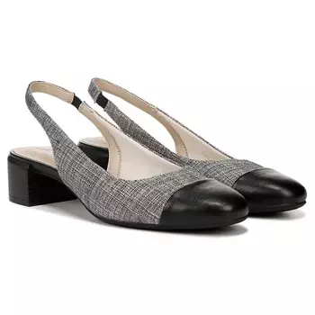 Становление туфель-лодочек с открытой пяткой Lifestride, черный