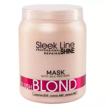 Stapiz Sleek Line Blush Blond Mask маска для светлых волос с шелком 1000мл