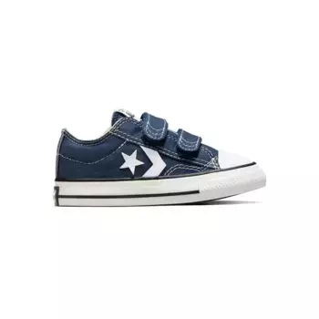 Star Player 76 Основополагающие Canvas Converse Детские повседневные кроссовки, тёмно-синий