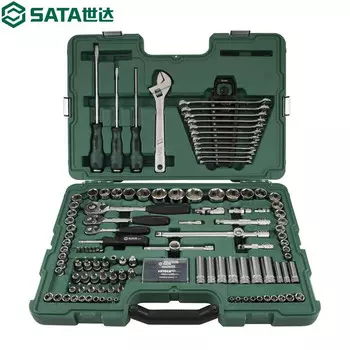 Star SATA 9014, 120 шт., серия 6,3x10x12,5 мм, метрическая и дюймовая, полный набор