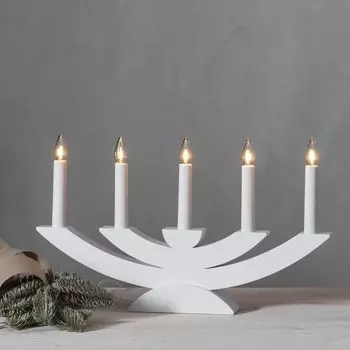 Star Trading Светодиодная настольная лампа Navida в белом цвете 5x 3Вт, белый