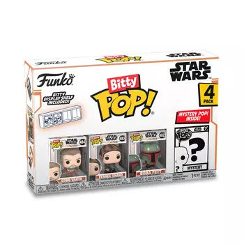 Star Wars The Mandalorian — набор из 4 фигурок Funko Bitty Pop, серия 3