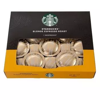 STARBUCKS Blonde Espresso Roast, 50 капсул Nespresso