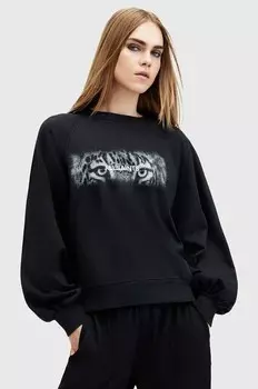 STARE CYGNI хлопковая толстовка AllSaints, черный