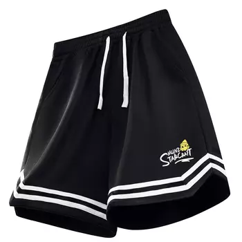 Starlander Повседневные шорты унисекс, Черный (версия с параллельной перекладиной)