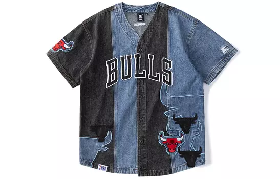 STARTER Бейсбольная куртка Nba X унисекс синего цвета