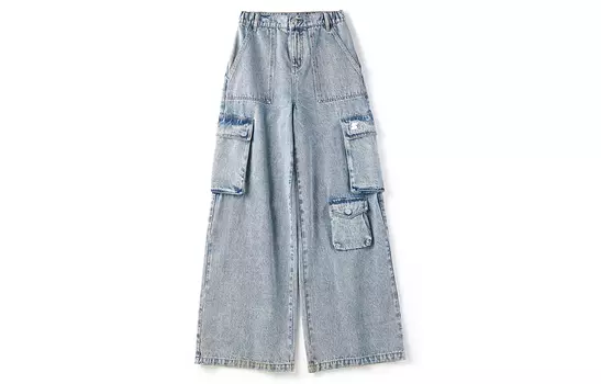 STARTER Джинсы унисекс SS24, цвет деним синий