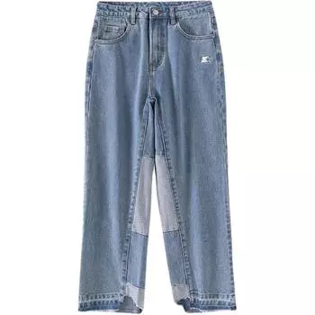 STARTER Джинсы женские джинсовые синие