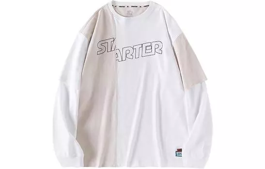 STARTER Футболка унисекс березово-белые