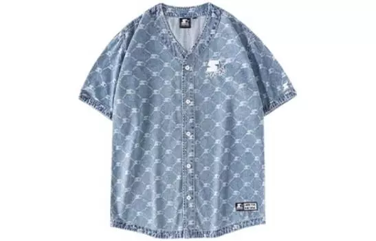 STARTER Рубашка унисекс джинсовая синяя