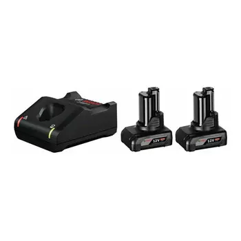 Стартовый комплект аккумуляторов Bosch: 2 x GBA 12 Вольт 6,0 Ач и GAL 12V-40