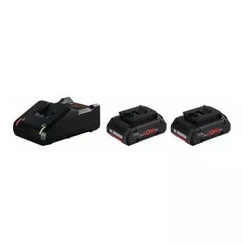 Стартовый комплект аккумуляторов Bosch: 2 x ProCORE 18 Вольт 4,0 Ач и GAL 18V-40