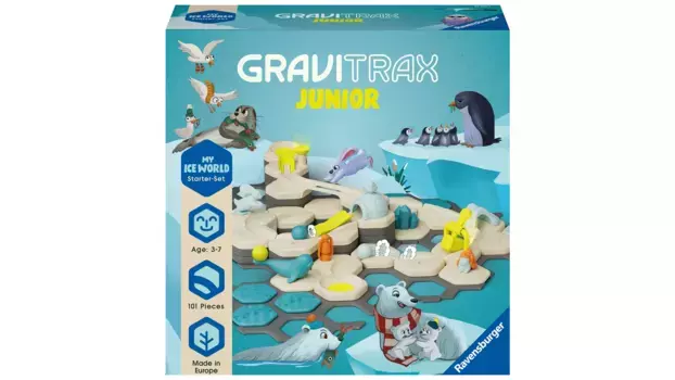 Стартовый набор gravitrax junior l ice расширяемая мраморная дорожка для детей Ravensburger Beschftigung