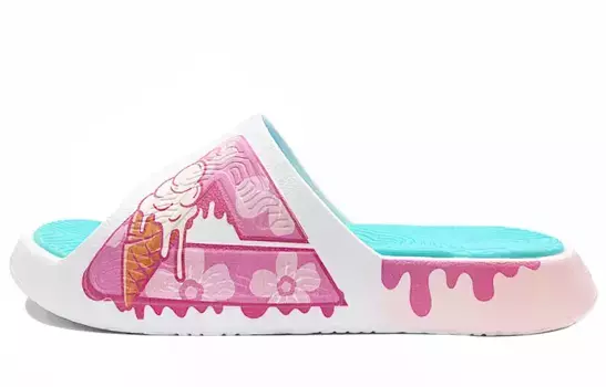 State Extremely Large Triangle 1.0 Шлепанцы мужские белые/красные Peak