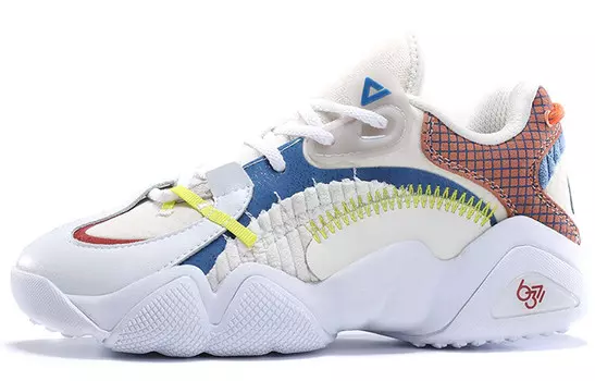 State Pole 6371 Кроссовки женские с низким верхом, крупные, белые/бежевые Peak