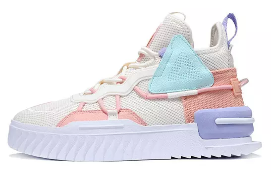 State Pole Скейтбординг Кроссовки женские высокие парусиновые белые Peak